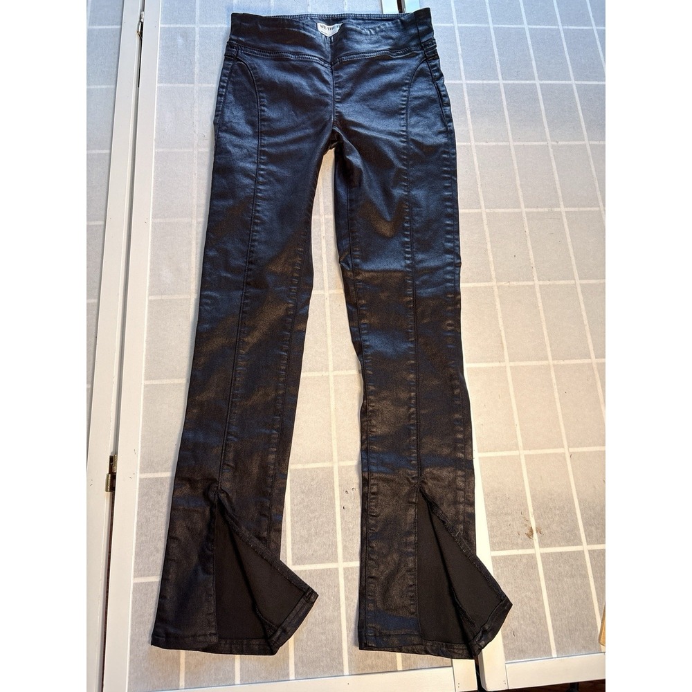 We The Free Black Pull On High Rise Flare Pants Women XS Excellent